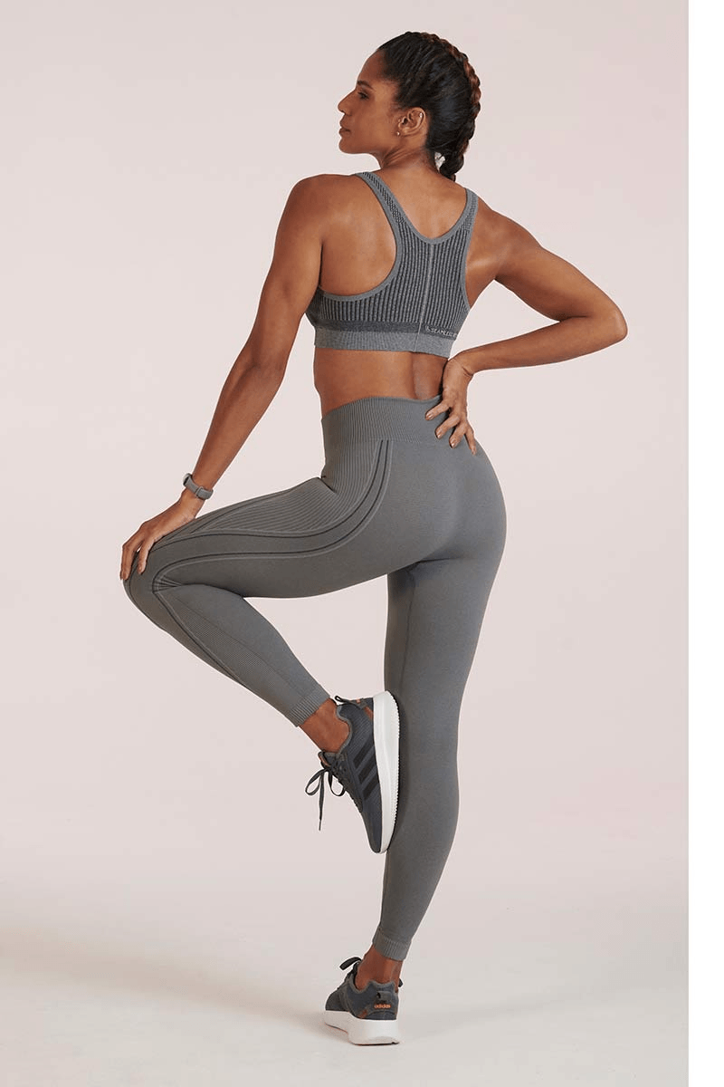 Legging Lupos Grafite Detalhe